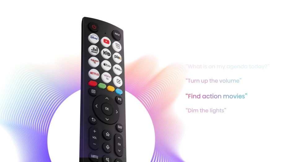 Hisense A7KQ hlasový ovladač